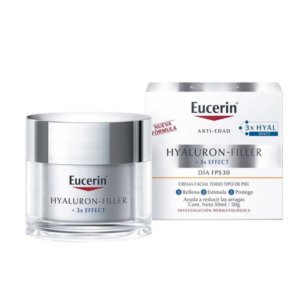 Eucerin Hyaluron-Filler + 3xEffect Crema Facial Día FPS 30