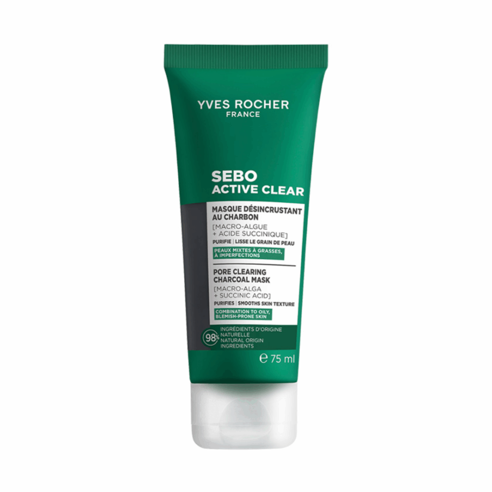 Yves Rocher Sebo Active Clear mascarilla desincrustante carbón