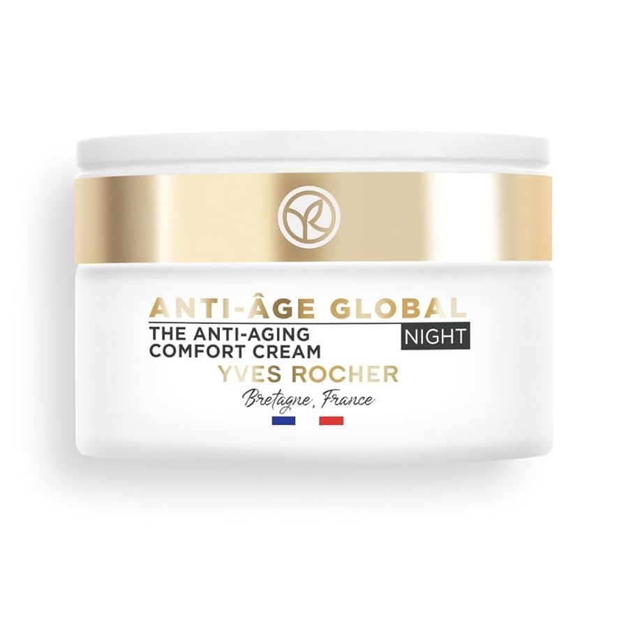 Yves Rocher Anti Age Global crema noche anti edad + suero de noche bifásico 30 ml