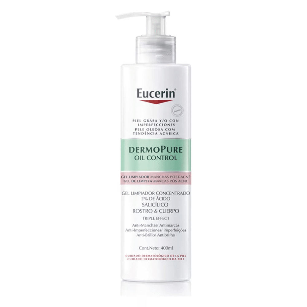 Eucerin Dermopure Gel Limpiador Concentrado Triple Efecto 400 ml