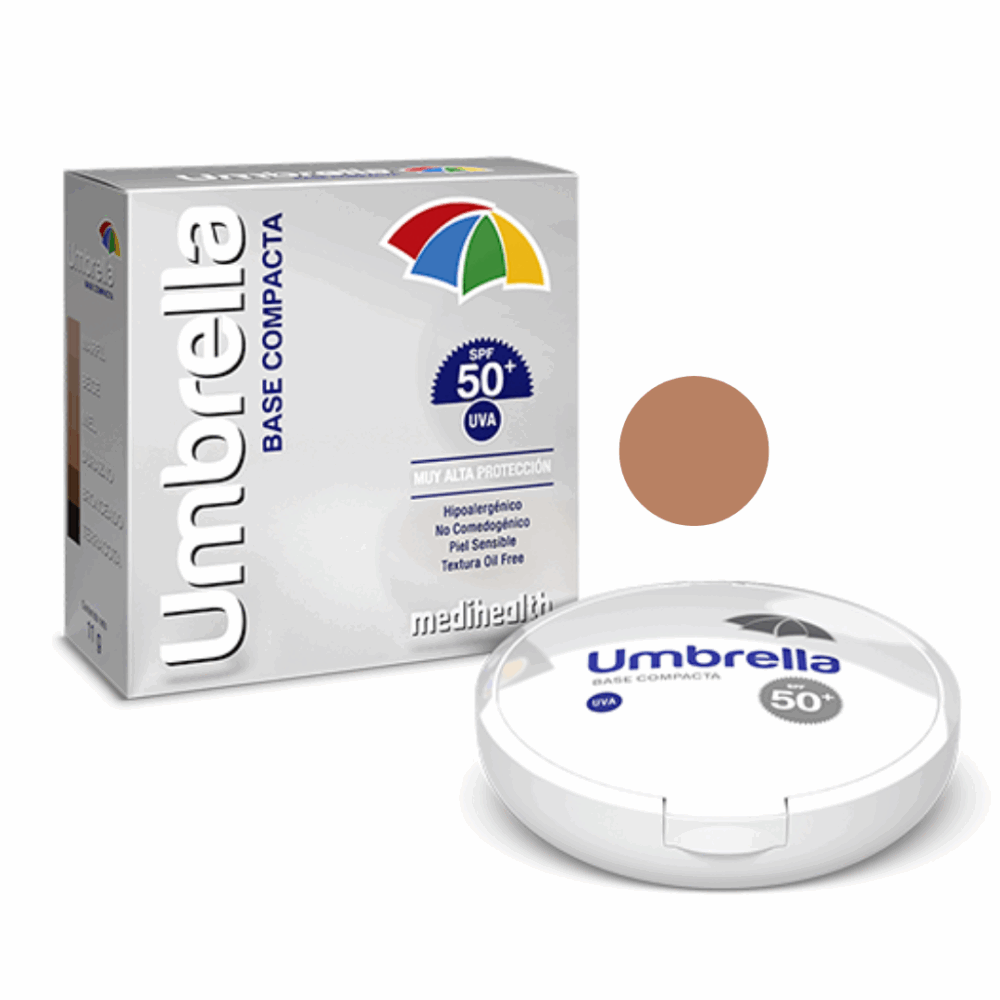 Umbrella Base Compacta SPF 50+ tono miel (tono 3)