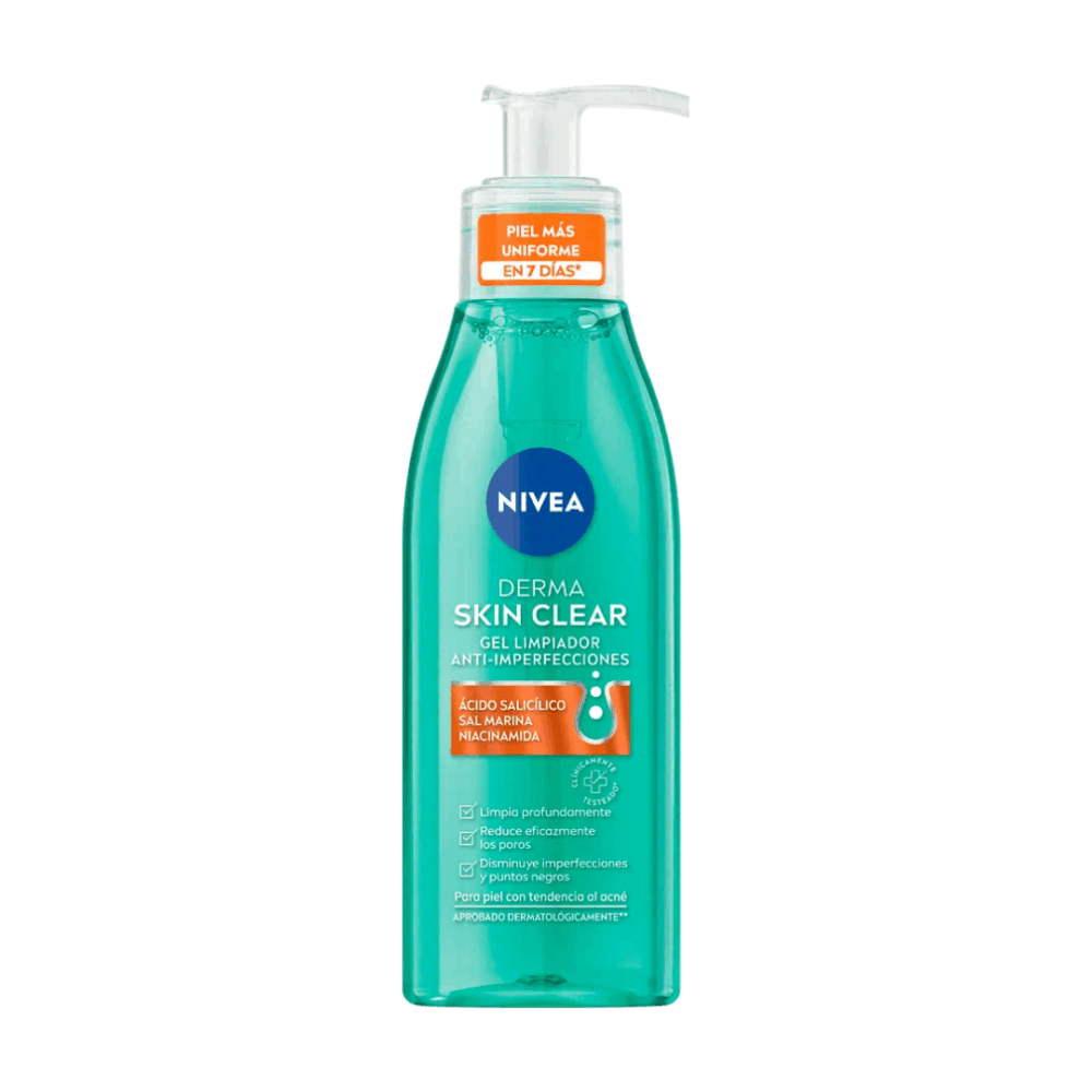 Nivea Derma Skin Clear Gel Limpiador Anti-Imperfecciones