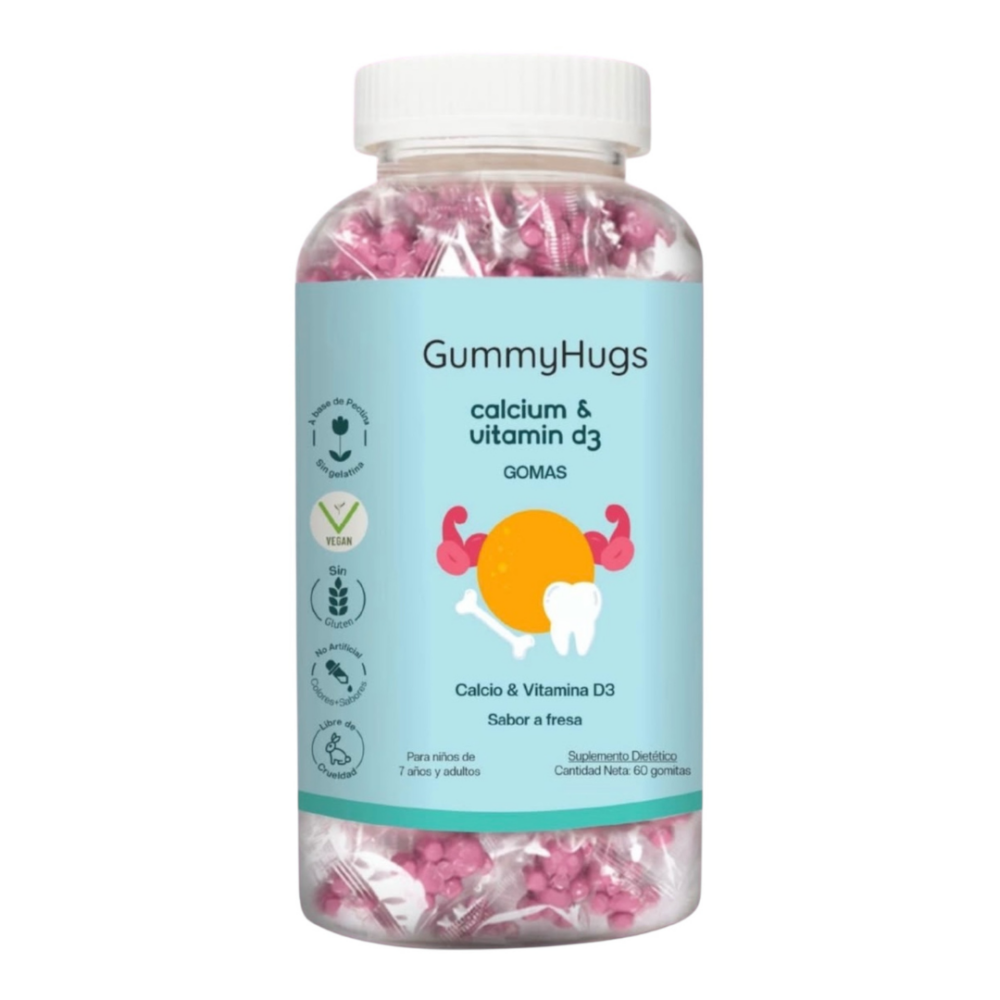 Gummyhugs Calcio y Vitamina D3 gomitas