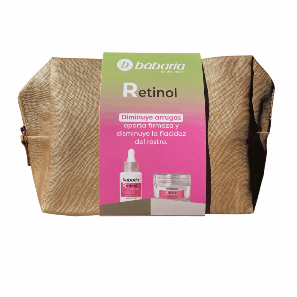 Kit Retinol (serum + crema + cosmetiquera)