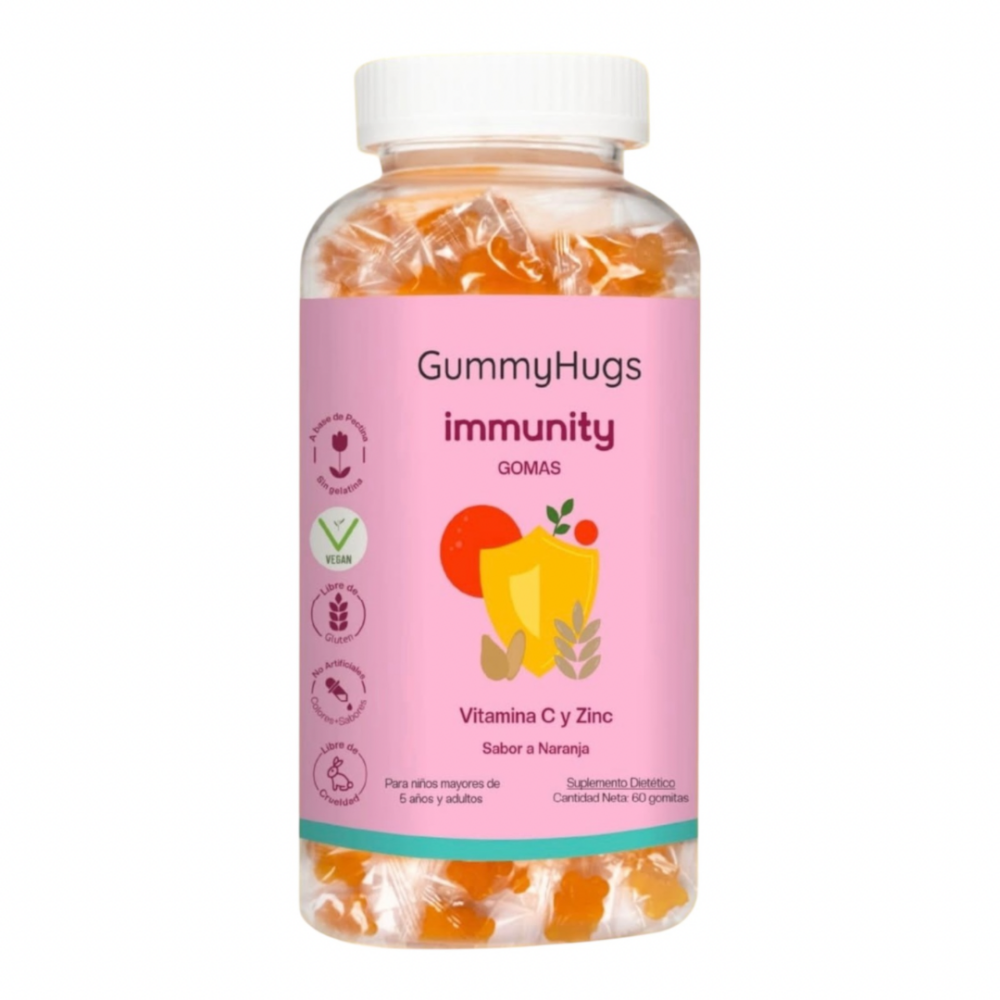 Gummyhugs Immunity gomitas Zinc y Vitamina C