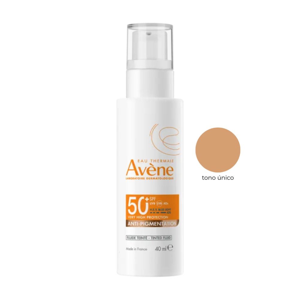 Avene Protección solar Fluido anti manchas SP50+ con color