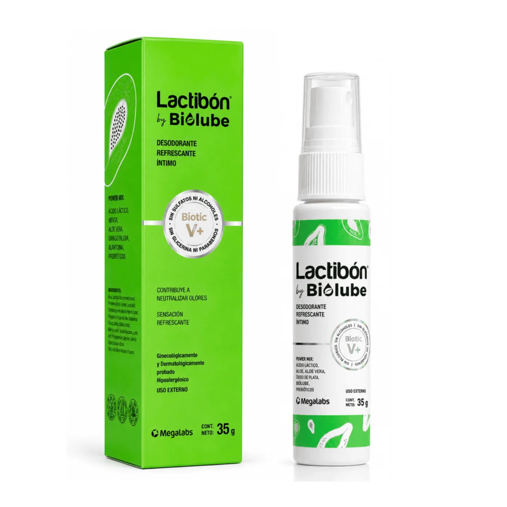 Lactibon by Biolube desodorante refrescante íntimo