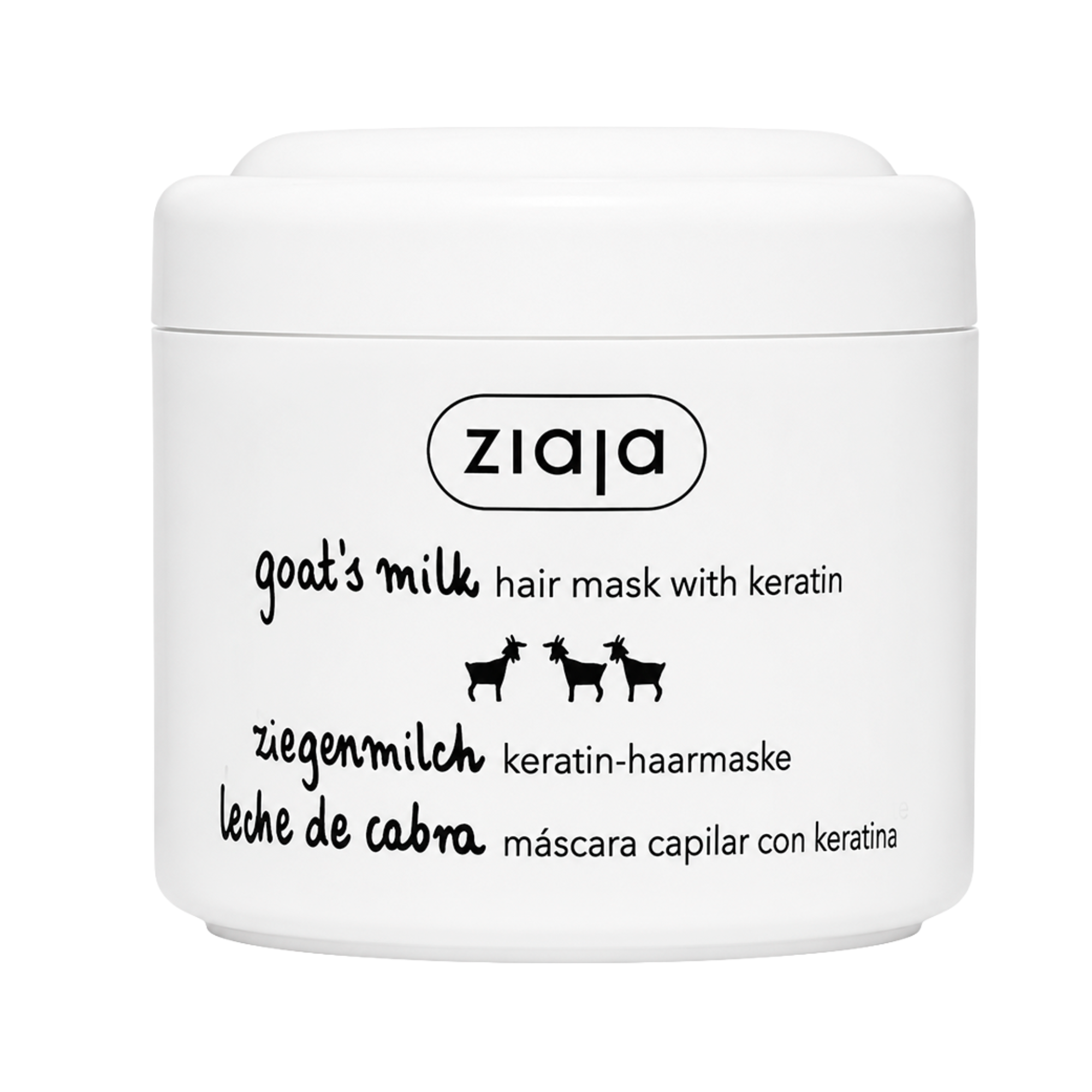 Leche de cabra Mascarilla capilar con keratina