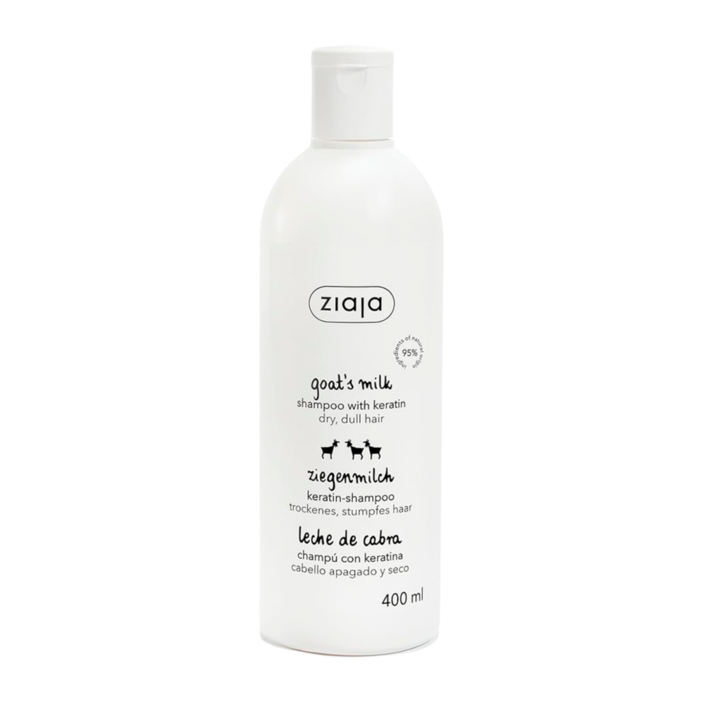 Leche de cabra Shampoo fortalecedor con queratina