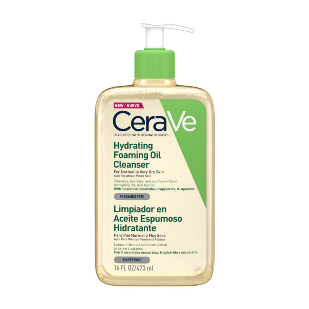 Cerave Limpiador en aceite espumoso hidratante
